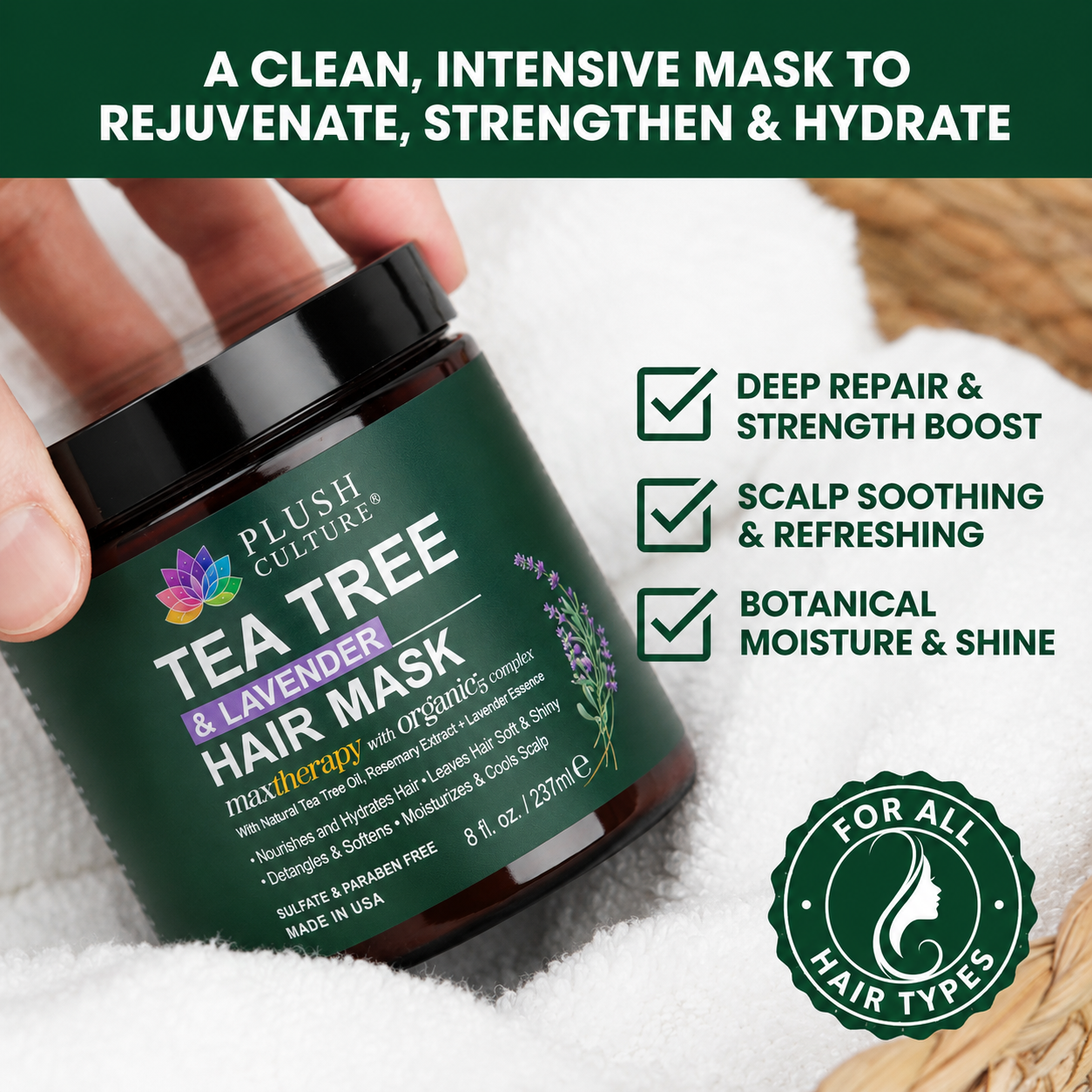 Tea Tree and Lavender Hair Mask